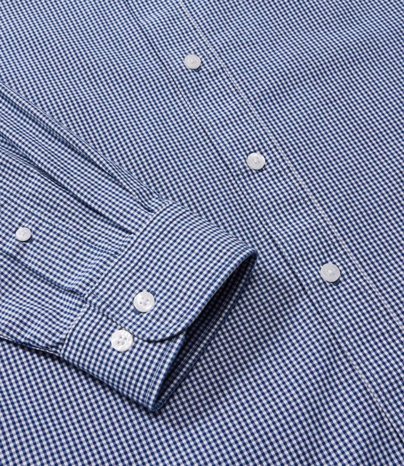 RM Williams Collins Shirt Navy White-5